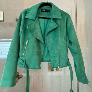 Zara Vibrant Green Outerwear